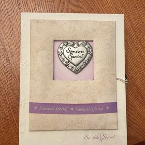 Someone Special Decorative Keepsake Frame - Pink & Purple Accent
